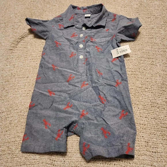 Old Navy Other - Old navy boys romper 18-24mos